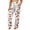 Z1-White, variant on XINPING Couples Pajama Pants Halloween Matching Sets Holiday Pj Pants Cute Soft Pajama Pant with Pockets Lounge Relaxed Fit Comfort Daily Wear