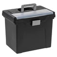 thumbnail image 6 of Office Depot Large Mobile File Box, Letter Size, 11 5/8in.H x 13 3/8in.W x 10in.D, Black/Silver, 110987, 6 of 9