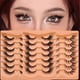 thumbnail image 3 of 3DMAO-09 7 pairs Mink Eyelashes Invisible Band Fairy Lashes Extension, 3 of 5