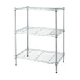 thumbnail image 1 of Mainstays Adjustable Storage Shelving, Loading Capacity 103lbs per Shelf, Chrome, 3-Tier, 1 of 8
