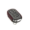 thumbnail image 3 of Vitodeco Leather Key Fob Case Compatible with Honda Civic, Civic Hatchback, Accord, HR-V, CRV, Pilot, Passport 2023 - 2026 (5-Button, Black/Red), 3 of 6
