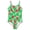 1PC Green Watermelon, variant on Serdomi Toddler Little Girls Swimsuit One-Piece Lovely Pink Checker Face Bathing Suits for Girls Size 8
