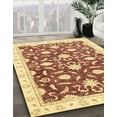 thumbnail image 2 of Ahgly Company Indoor Rectangle Abstract Mustard Yellow Oriental Area Rugs, 6' x 9', 2 of 6