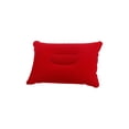 thumbnail image 2 of Inflatable Pillow for Camping, ZZkhGO Portable Plush Rectangular Travel Pillow, Quick Inflate Comfort Support Cushion for Napping Outdoor Office, Red, 2 of 7