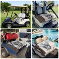 thumbnail image 6 of Golf Cart Seat Covers for 2 Seater, Vintage Elephant Soft Microfiber Cart Seat Towel Blanket, Modern Art Animal Watercolor Absorbent Breathable Non Slip Bench Seats Protector for Golf Course 51"x31", 6 of 9