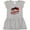 AC-Heather Grey, variant on Inktastic My Grandma Loves Me with Cute Ladybugs Girls Toddler Dress
