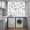 Cute Laundry, variant on Laundry Room Daily Routine Curtains 2 Panels 27.5W x 39H Rod Pocket Drawn Dry Wash Fold Repeat Cute Polyester Window Drapery Treatment