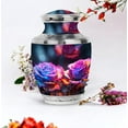 thumbnail image 2 of Roses Urn, Memorial Urn for Human Ashes, Decorative and Artistic Keepsake Urn, Personalized Funeral Urn, Majestic and Tribute Cremation Urn, 2 of 2