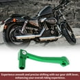 thumbnail image 5 of Folding Motorcycle Gear Shifter Lever for Honda XR50 Aluminum Alloy Pedal Shift Lever Arm Green, 5 of 6