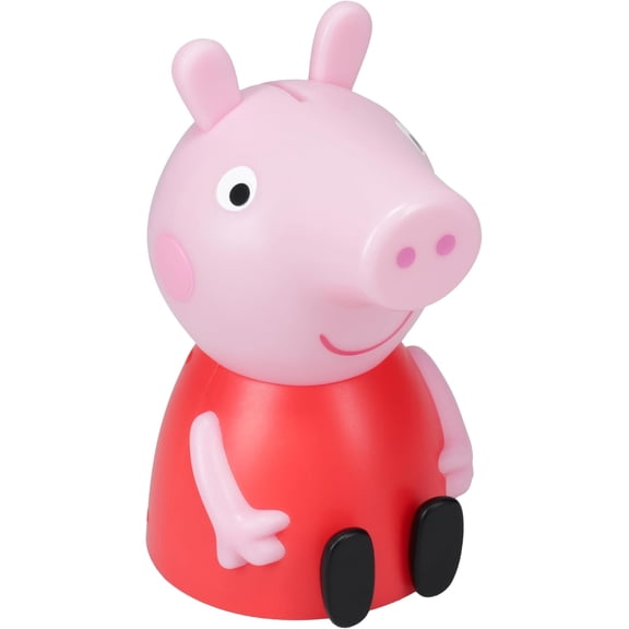 Peppa Pig Figure Shaped Money Box - Officially Licensed Sounds, Kids Bedroom Accessories & Decor