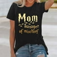 thumbnail image 1 of WILLBEST T-Shirts Femmes Mode Imprimé Haut Ample Col Rond T-Shirt 2450, 1 of 4