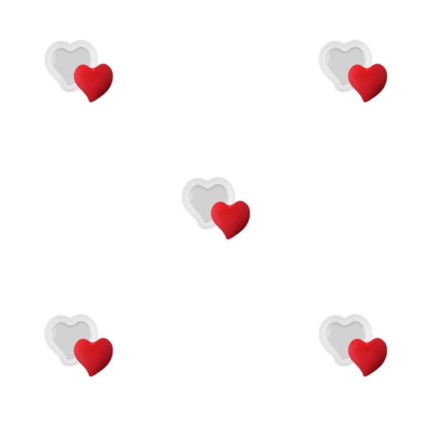 Molde de silicona Wosthever corazón amor flor maceta suministros para manualidades