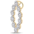 thumbnail image 2 of 10kt Yellow Gold Womens Round Diamond Fashion Pendant 3/4 Cttw, 2 of 2
