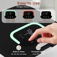 thumbnail image 4 of SereneLife SLTLWSQ83 Bucket-23L Capacity Hot Warmer with Timer Function, Fits Up to Two Oversized Towels for Bathroom Black, 4 of 7