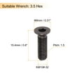 thumbnail image 2 of KM10#-32x15.4-32 Carbono Acero Juego Tornillos para Carburo Inserciones CNC Torno Torneado Herramienta Soporte, 5uds Unique Bargains tornillos de máquina, 2 of 6