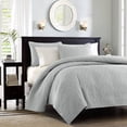thumbnail image 2 of Madison Park Quebec Coverlet Mini Set, Full/Queen, Gris, 2 of 6