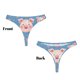 thumbnail image 3 of Fotbe Cute Pig Flowers Tanga Sin Costuras para Mujer con Estampado – Panties Invisibles, Transpirables y Cómodos para Uso Diario-3X-Large, 3 of 6