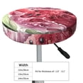 thumbnail image 4 of Gukieu Watermelon Splash Realism Art Print Round Chair Cover, Dust-proof and Non-slip Bar Chair Protective Cover, Suitable for Bars, Restaurants, Offices-14 inch, 4 of 7