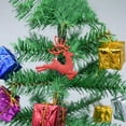 thumbnail image 2 of Shoreew 10Pcs Plastic Reindeer Hanging Ornaments Christmas Tree Glitter Elk Decorations Holiday Party Xmas Gifts, 2 of 7