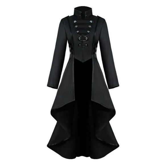 Estilo retro Steampunk Gothic Coat Jacket Medieval Tailcoat Party Windbreaker SG Colcomx Chaqueta vintage frac