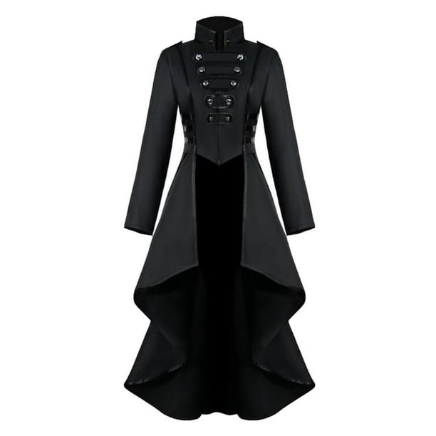 Chaqueta de esmoquin de manga larga para mujer para proteger el cuello alto, ideal para cosplay. SG