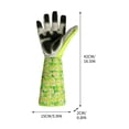 thumbnail image 2 of Guantes de jardinería de manga larga | Guantes de protección laboral resistentes a los pinchazos con puño extendido en la muñeca | Diseño cómodo, transpirable y elegante para poda, plantación, 2 of 2