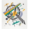 thumbnail image 2 of Kandinsky, Wassily 20x22 Gold Ornate Wood Framed with Double Matting Museum Art Print Titled - Kleine Welten IV-Small Worlds IV-1922, 2 of 4