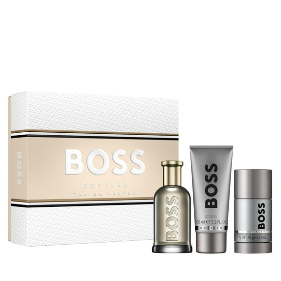 Eau de parfum en botella de Perfume Hugo Boss, 3 unidades Set de regalo para hombre