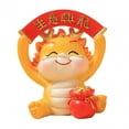 thumbnail image 1 of Estatua de dragón chino de resina, linda estatua de animales chinos para escritorio y entrada. Estilo E, 1 of 9