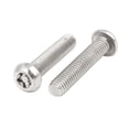thumbnail image 2 of Tornillo de cabeza de botón Torx de cinco lóbulos de acero inoxidable 304 M6x30mm 6 piezas, 2 of 2