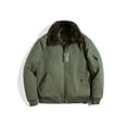 thumbnail image 3 of Gvmfive Men's Multi Pockets Jacket Faux Fur Turn Down Collar Casual Coat, 3 of 5