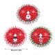 thumbnail image 4 of Naiovety Árbol vacaciones decoración hogar ornamento DIY Prop hogar Festival accesorios exquisitos accesorios de Navidad habitación Patrón de muñeco de nieve, 4 of 6