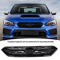 thumbnail image 4 of Mole Delantera Paratadería Delantera Reemplazo de Reemplazo de la Parrilla de Capucha Superior para el Paracaides para el Parachoques para WRX STI 2018-2021 Black Glossy, 4 of 7