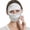 Silver Grey, variant on 100% Mulberry Silk Sun Protection Face Mask with Forehead Coverage, UPF 50 Anti-Aging Hypoallergenic Facial Shield with Adjustable Straps for Outdoor