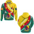 thumbnail image 3 of Sudadera con capucha con estampado 3D de la bandera de Camerún y África para hombre, ropa con emblema nacional, sudaderas con gráficos de león, jerséis de manga larga para la calle, 3 of 5