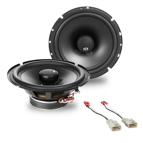 NVX Front and Rear 6.5" Coaxial Car Speakers Replacement Pack for 2003-2014 Toyota Tundra 540W Peak