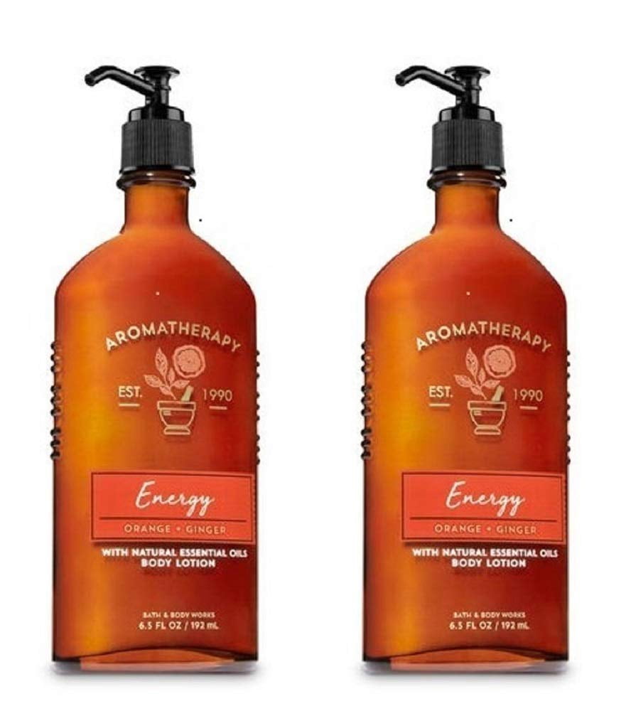 Aromatherapy Energy Orange + Ginger Body Lotion, 6.5 Fl Oz, 2Pack