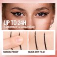 thumbnail image 4 of O.TW O.O-delineador de ojos líquido, resistente al agua, a prueba de manchas, secado rápido, 12 horas de uso, delineador negro ultrafino para flechas （Eyeliner 3, 4 of 5
