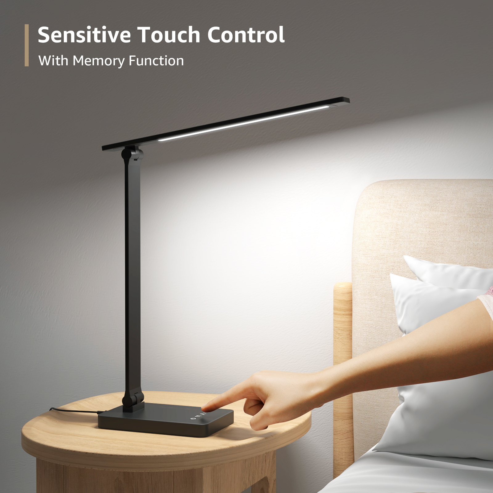Lepro LED Dimmable Reading Desk Lamp with USB Charging Port photo 7