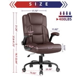 JONPONY Big & Tall Chair - Swivel task seating - Walmart Business Supplies
