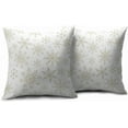 thumbnail image 2 of White Cream Winter Snowflakes Pillow Covers 20x20 Set of 2 Christmas Print Decorative Throw Pillows Outdoor Farmhouse Xmas Holiday Seasnoal Pillowcases Cushion Case Decor for Home Sofa Couch Bed, 2 of 4
