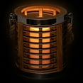 thumbnail image 4 of Northlight Rattan Glass Candle Lantern with Jute Handle - 7.5", 4 of 10