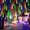 Multicolor, variant on Viworld Meteor Shower Rain Lights, 50cm 8 Tubes LED Icicle Snow Falling Christmas Lights Outdoor Raindrop Lights for Xmas Tree Holiday Garden Decoration, Multicolor