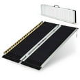 thumbnail image 1 of Costway Portable Aluminum Wheelchair Ramp 4 FT with Transition Plate & Non-slip Surface, 1 of 9