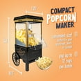 thumbnail image 2 of Nostalgia 12-Cup Hot Air Popcorn Maker, Black, NHAP501BK6A, 2 of 7