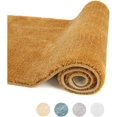 thumbnail image 1 of AIR-Bathroom Rug Mat Super Soft and Comfortable Indoor Mat, Non-slip Machine Washable Plush Fluffy Carpet Super Water Absorbent Modern Floor Carpet (20"×32", Camel), 1 of 4