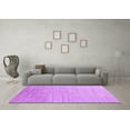 thumbnail image 3 of Ahgly Company Indoor Rectangle Solid Purple Modern Area Rugs, 2' x 5', 3 of 4
