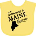 thumbnail image 3 of Inktastic Someone in Maine Loves Me Boys or Girls Baby Bib, 3 of 4