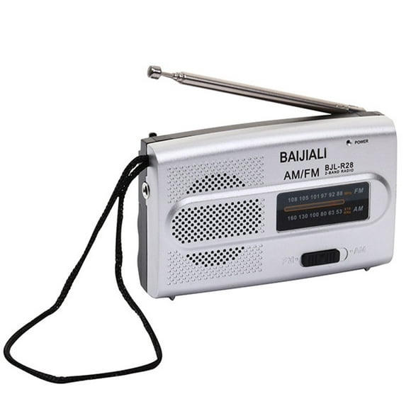 Mini Portable AM/FM Radio Telescopic Antenna Radio Pocket World Receiver Speaker Outdoor Radio FM Portable FM Radio Receiver