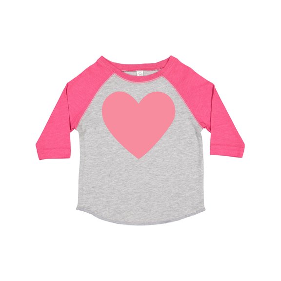 Inktastic Pink Valentine's Day Heart Boys or Girls Toddler T-Shirt